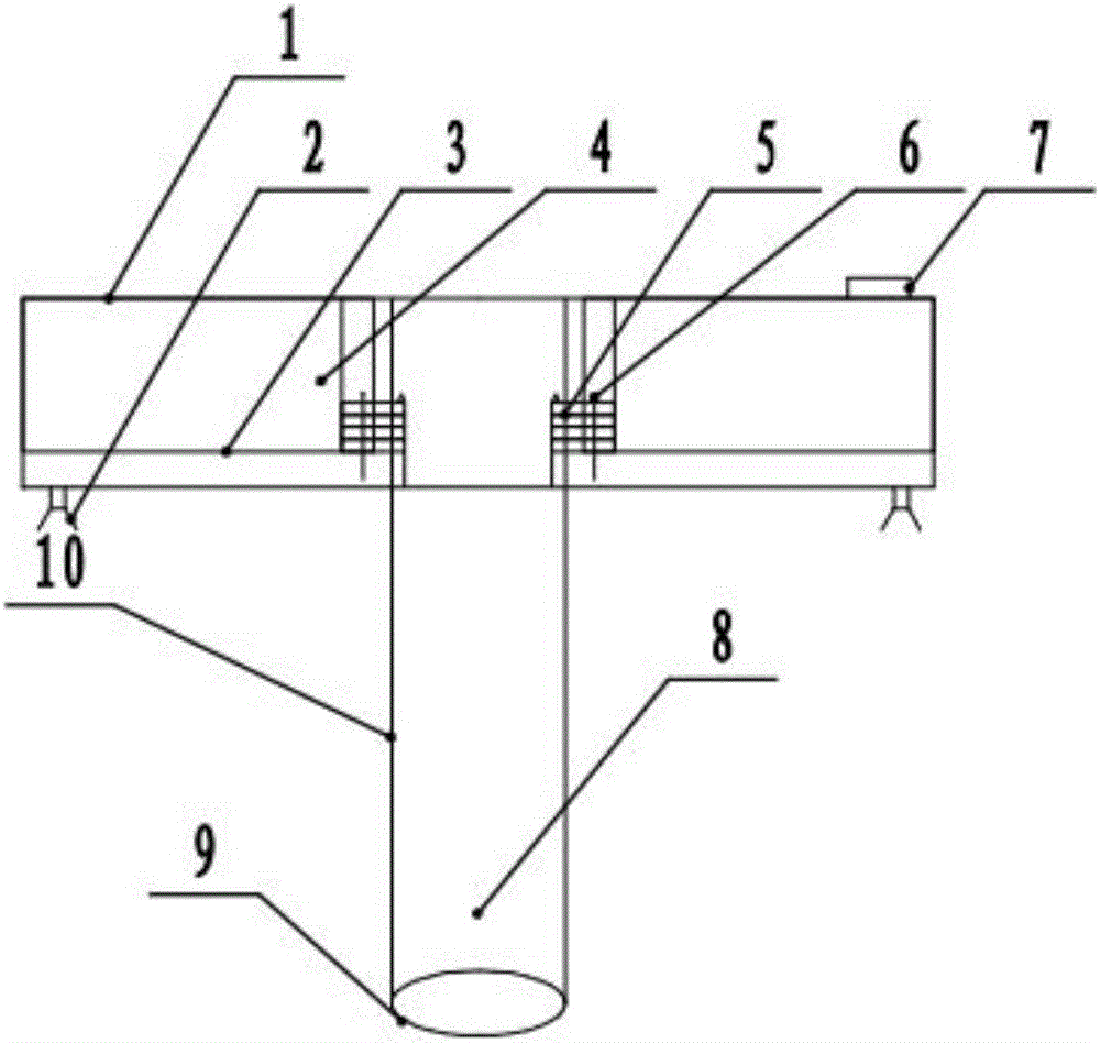 一种用于格构柱安放的悬挂式多功能可调孔口架的制造方法与工艺
