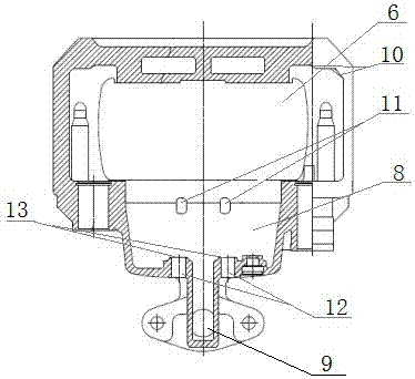 一种浮钳式径向双推杆气压盘式制动器的制造方法与工艺