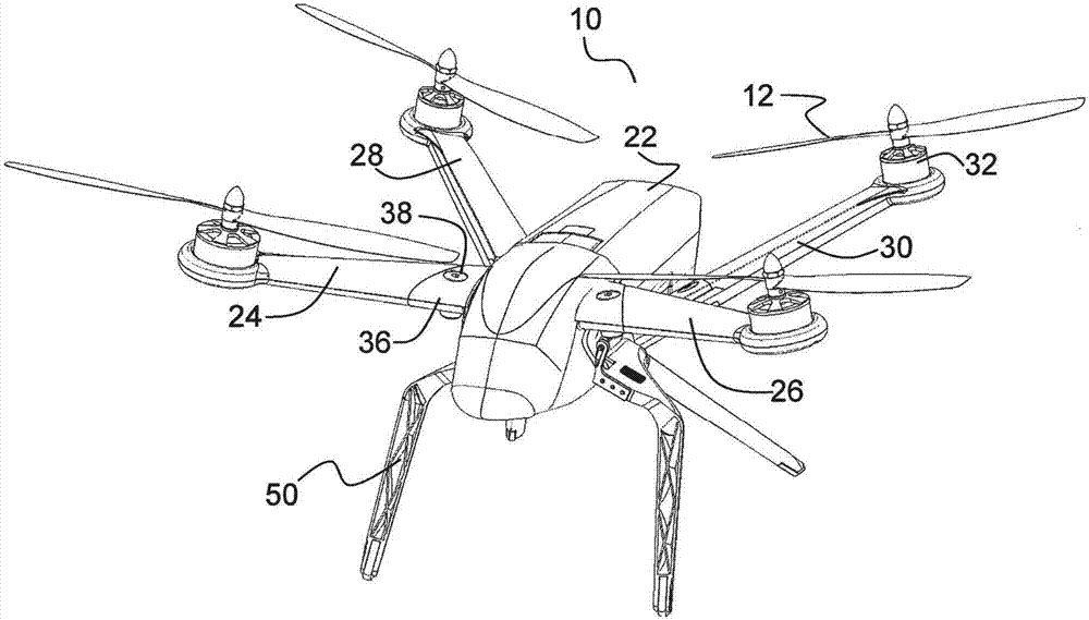 设有可折叠无人机支承件的无人机的制造方法与工艺