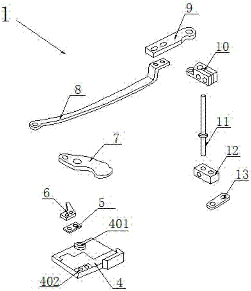 一種縫紉機(jī)自動(dòng)剪切機(jī)構(gòu)的制造方法與工藝