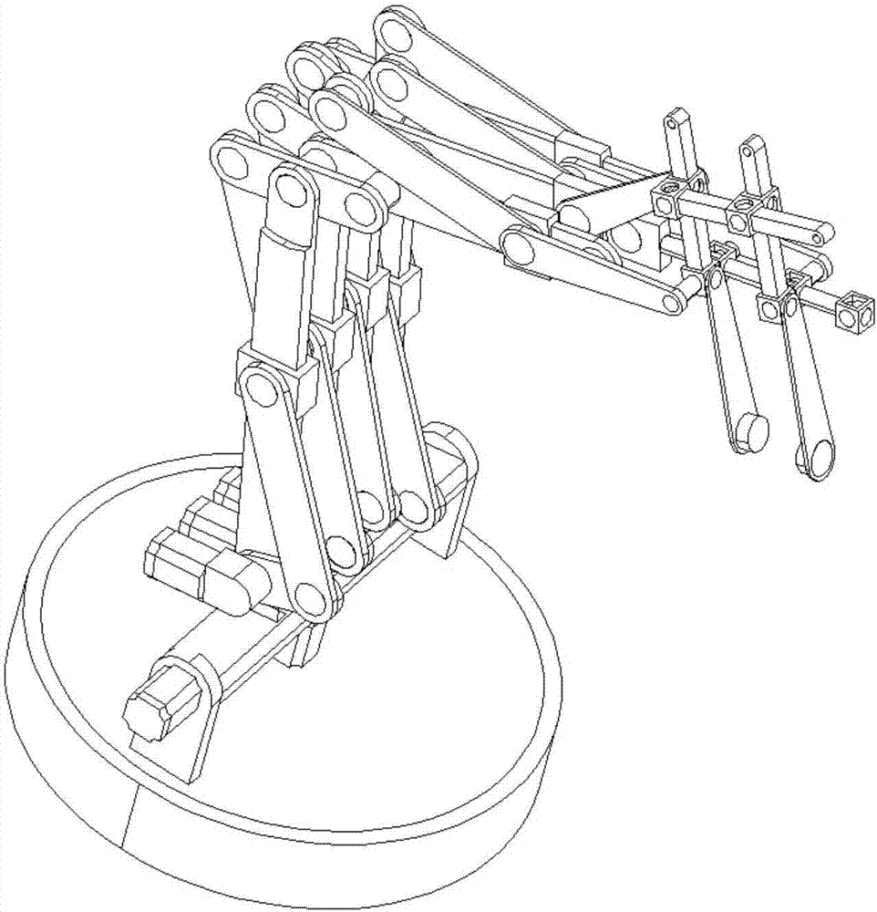 一种四自由度可控机构式码垛机器人的制造方法与工艺