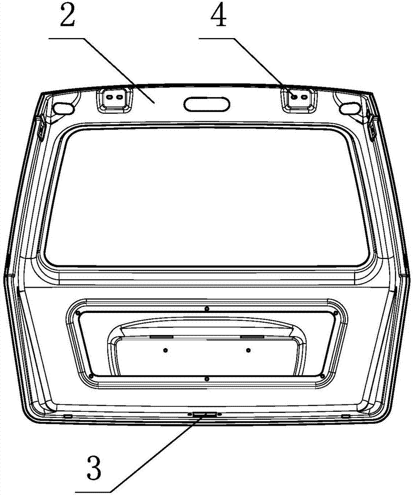 一種模壓玻璃鋼電動(dòng)汽車后背門的制造方法與工藝