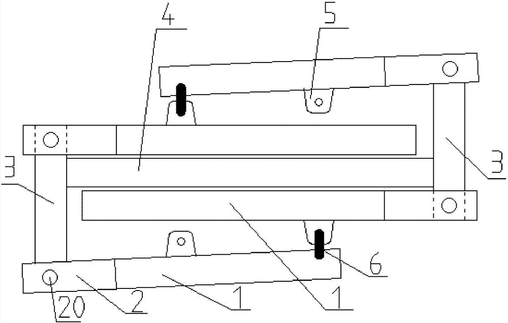 一種移動(dòng)式四柱舉升機(jī)的折疊托舉結(jié)構(gòu)的制造方法與工藝