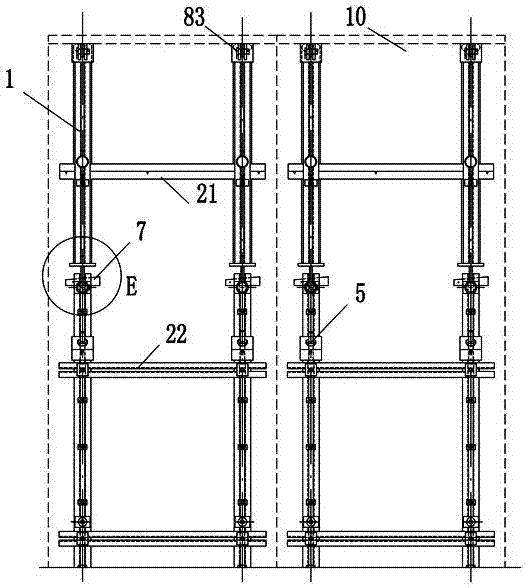 一种混凝土坝体内廊道模板支撑架装置的制造方法