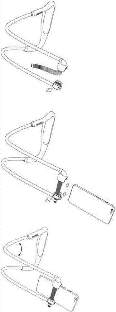 硅胶绑带夹持设备的颈挂式支架的制造方法与工艺