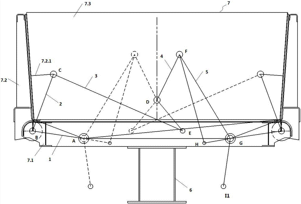 一種自翻車(chē)側(cè)門(mén)開(kāi)閉機(jī)構(gòu)的制造方法與工藝