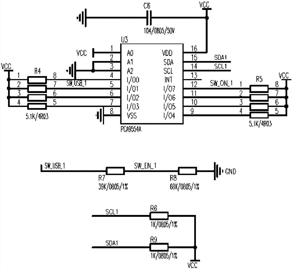 一種USB高速信號通斷控制電路的制造方法與工藝