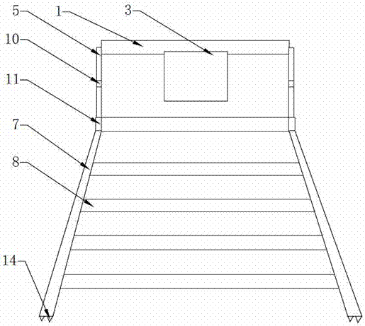 一种建筑用安全梯的制造方法与工艺