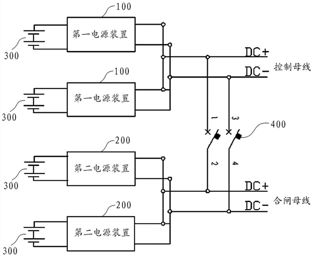 一種雙重備用節(jié)約型直流供電系統(tǒng)的制造方法與工藝