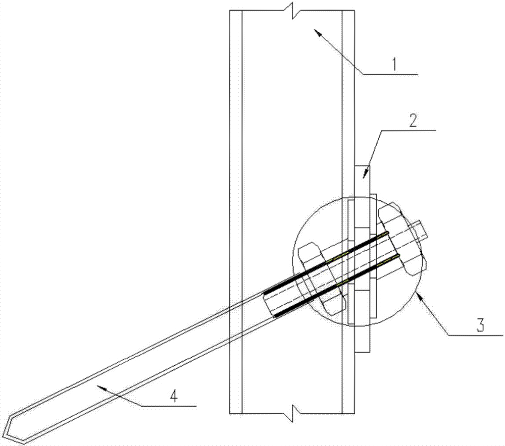 一种隧道钢架与锁脚锚管的连接装置的制造方法