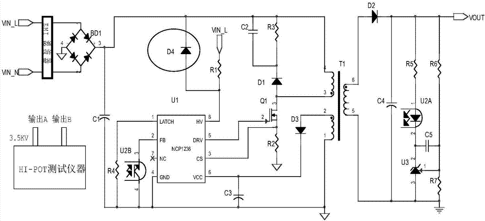 一種高電壓測試保護電路的制造方法與工藝