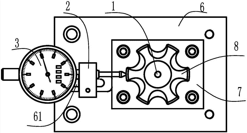 一种内星轮同轴度检具的制作方法