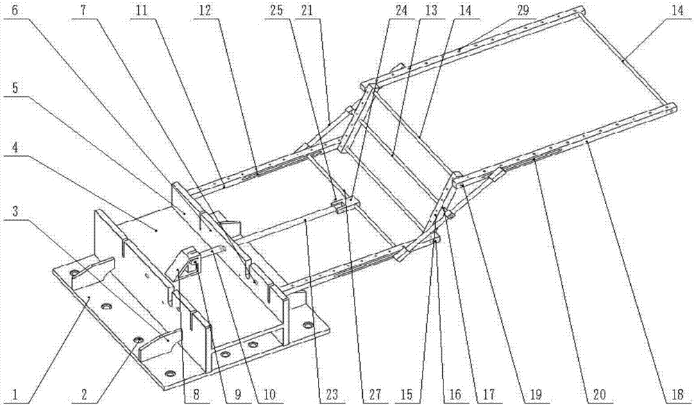 一種折疊機(jī)翼動(dòng)力學(xué)特性實(shí)驗(yàn)裝置的制造方法