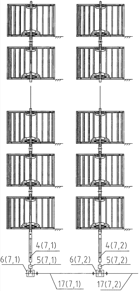 垂直軸風(fēng)電機組發(fā)電場的組成方法與流程