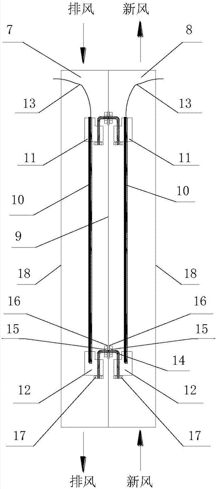 一種基于電場(chǎng)強(qiáng)化換熱的采暖房間排風(fēng)熱回收系統(tǒng)的制造方法與工藝