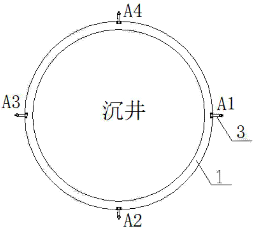 一种方便沉井观测偏移及标高的可拆卸装置的制造方法