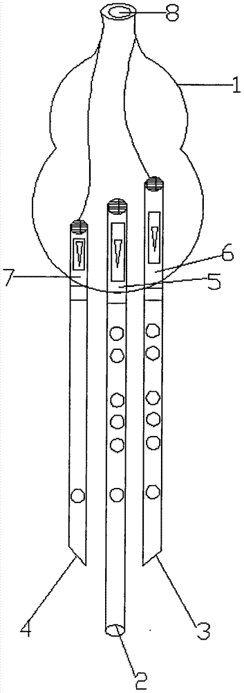 一種多音葫蘆絲的制造方法與工藝