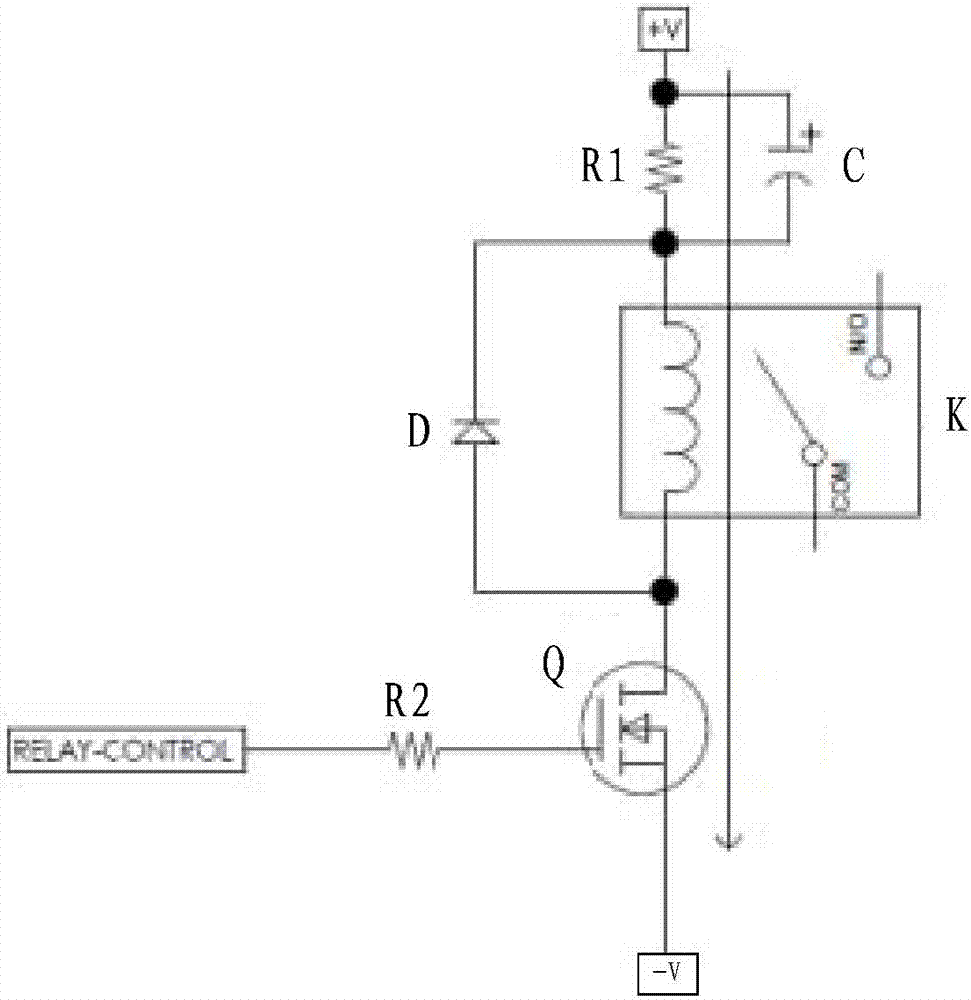 一種繼電器控制電路及汽車的制造方法與工藝