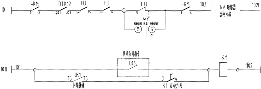 一種發(fā)電廠自動(dòng)同期并網(wǎng)系統(tǒng)及并網(wǎng)方法與流程