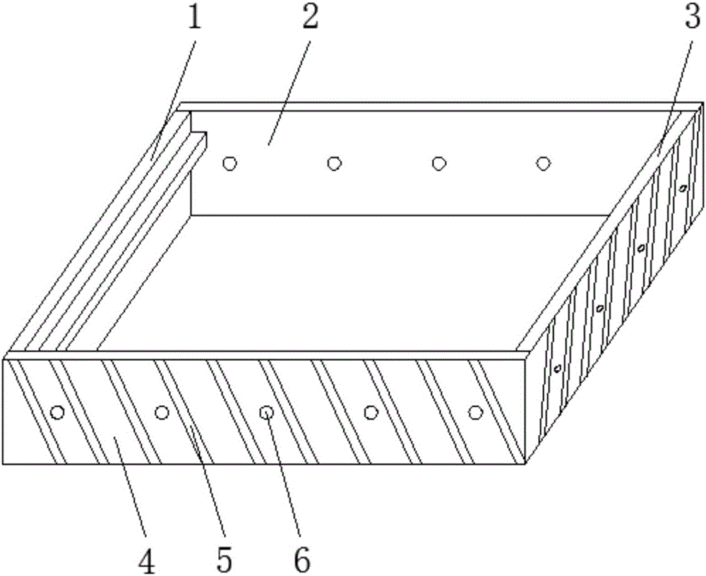 一種建筑工程用塑料模板的制造方法與工藝