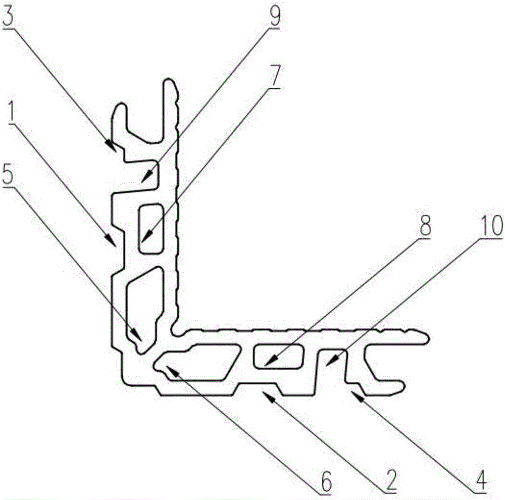 一种门窗转角连接组角角码的制造方法与工艺