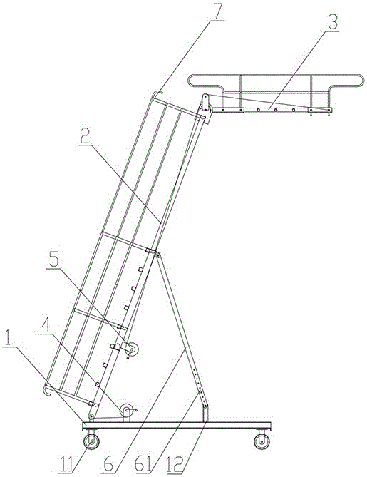 一种可伸缩式的旋转梯装置的制造方法