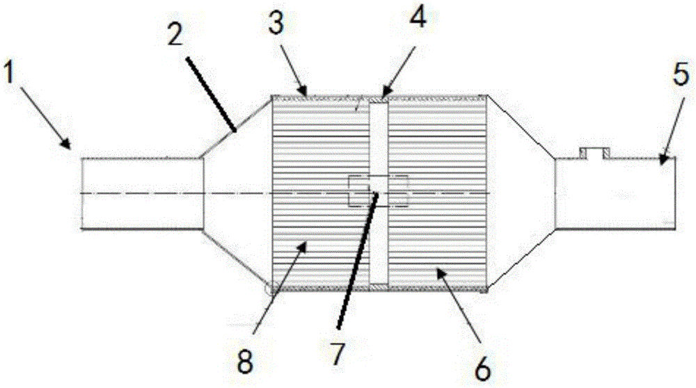 一種機(jī)動(dòng)車尾氣凈化器的催化劑防碰撞結(jié)構(gòu)的制造方法與工藝