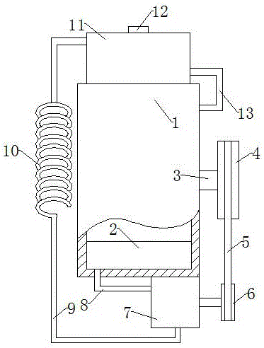 一種輕型環(huán)衛(wèi)車(chē)用空壓機(jī)自潤(rùn)滑裝置的制造方法