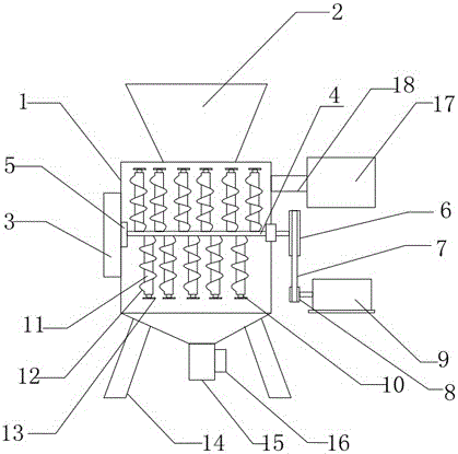 一種鉬精礦自動(dòng)化高效均勻干燥系統(tǒng)的制造方法與工藝