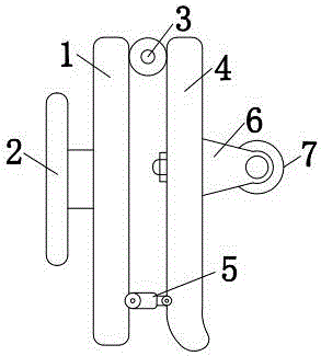 一种带调节板的空压机皮带张紧装置的制造方法
