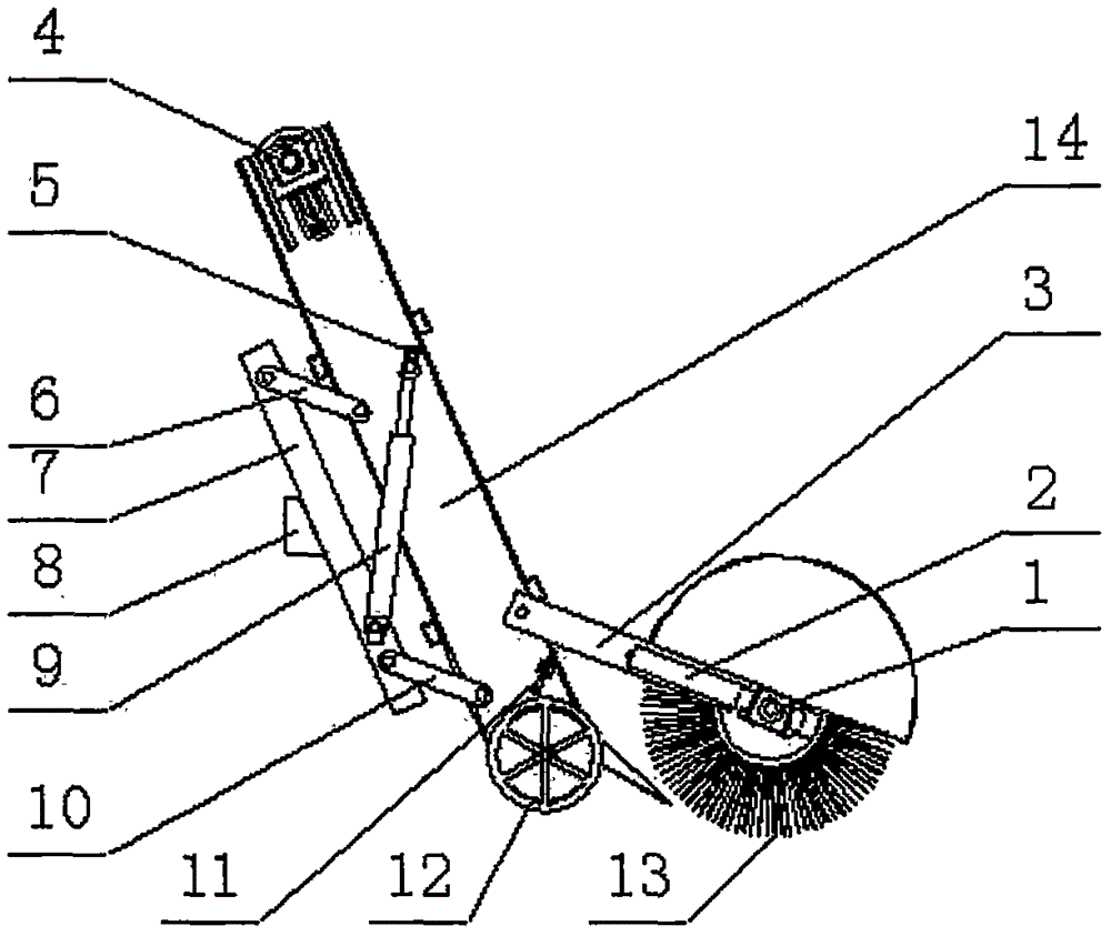 一種道路清掃車用后掃裝置的制造方法