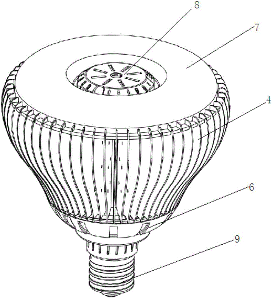 一种大功率热分离球泡灯的制造方法与工艺