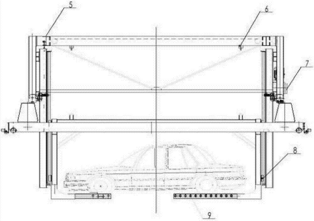 一種多功能立體車庫(kù)搬運(yùn)機(jī)的制造方法與工藝