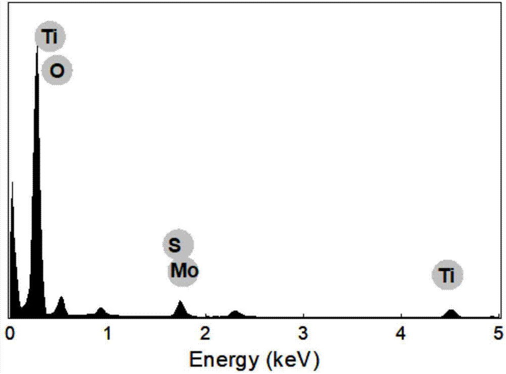 一种二硫化钼量子点/超细二氧化钛异质结纳米带光催化剂及其制备方法与应用与流程