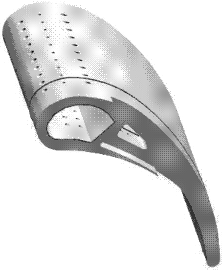 一種帶氣膜孔渦輪葉片的制造方法與流程