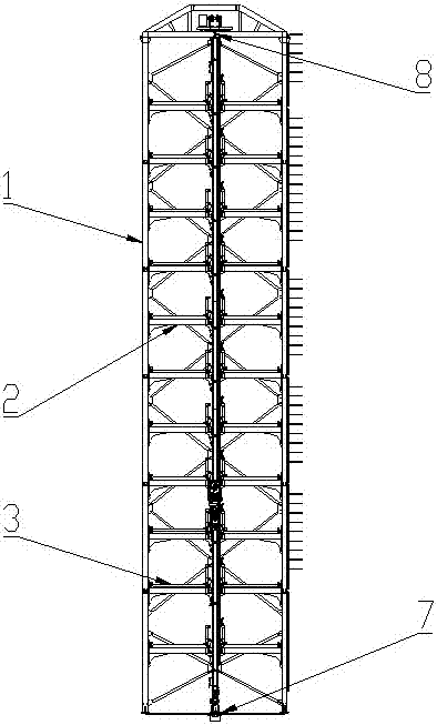 一種智能無避讓無井道式停車塔庫及其存取車方法與流程