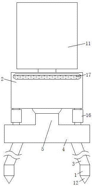 一種光學(xué)水平儀用水平調(diào)節(jié)支撐架的制造方法與工藝