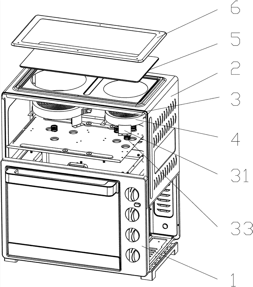 一种带加热功能的烤箱的制造方法与工艺