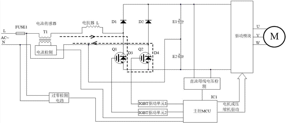 pfc电路及变频空调器的制作方法