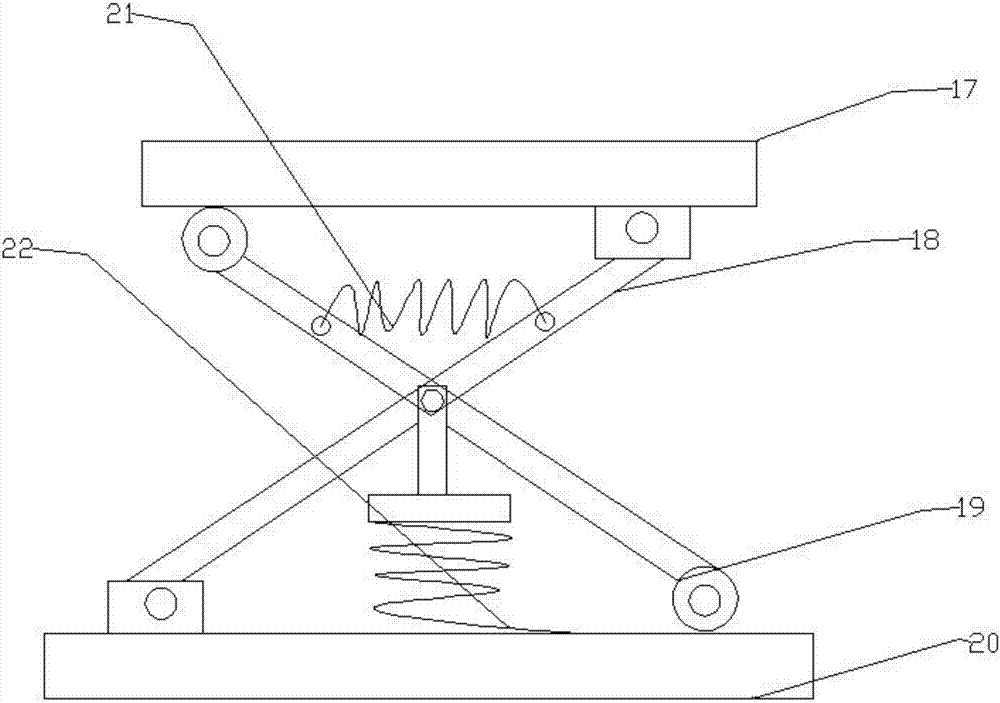 一种带有缓冲型建筑用搅拌推料装置的制造方法