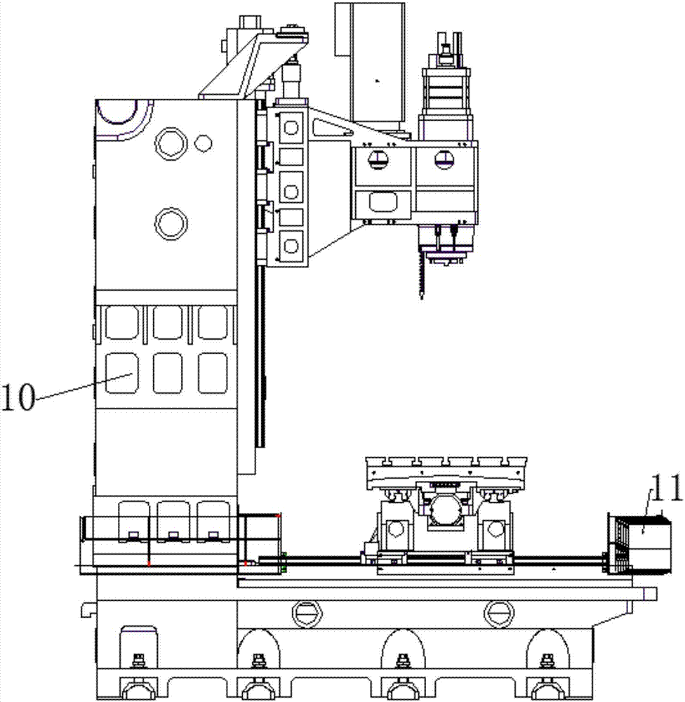 一种具有变频换刀机构的数控铣床的制作方法