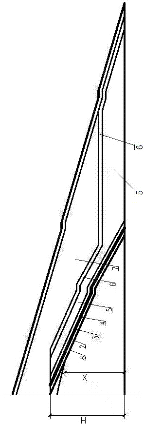 一種尾液庫大壩加固中的斜臥式排滲結構的制造方法與工藝