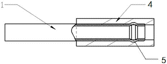 一种燃油蒸汽橡胶管与尼龙管自密封的装配结构的制造方法与工艺