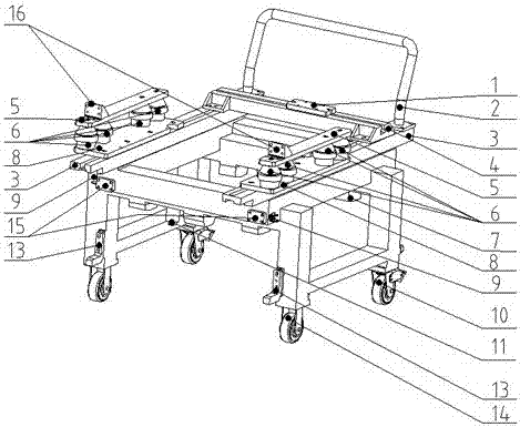 一種發(fā)動(dòng)機(jī)測功小車的制造方法與工藝