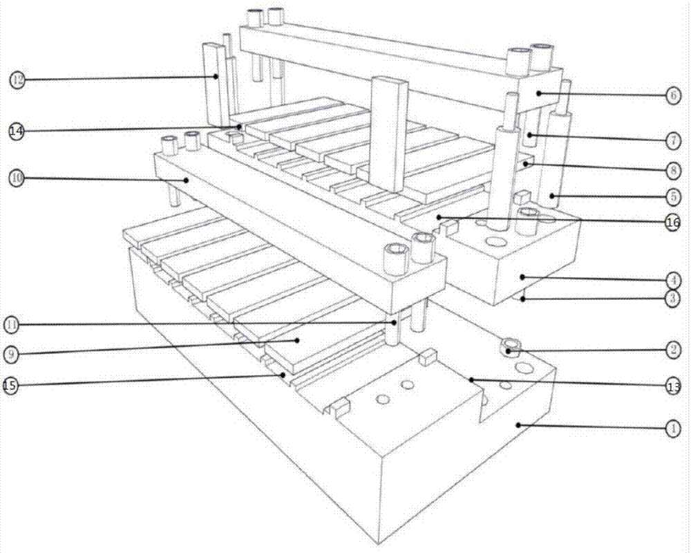 一种制作结构胶拉剪测试件的装置的制造方法