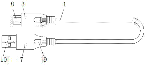 一种具有闪灯提示的USB、A/F(2.0)接口的制造方法与工艺