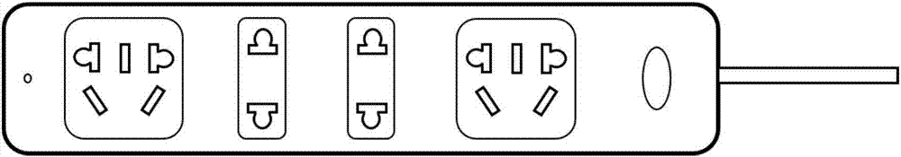 一種用于二插插頭的連續(xù)型電源插座的制造方法與工藝