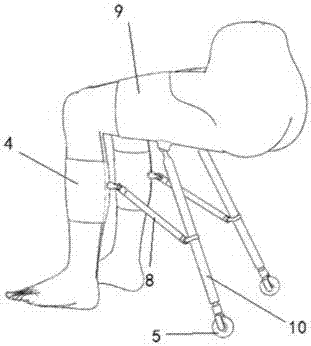 一种内置气压型穿戴式下肢辅助装置的制造方法