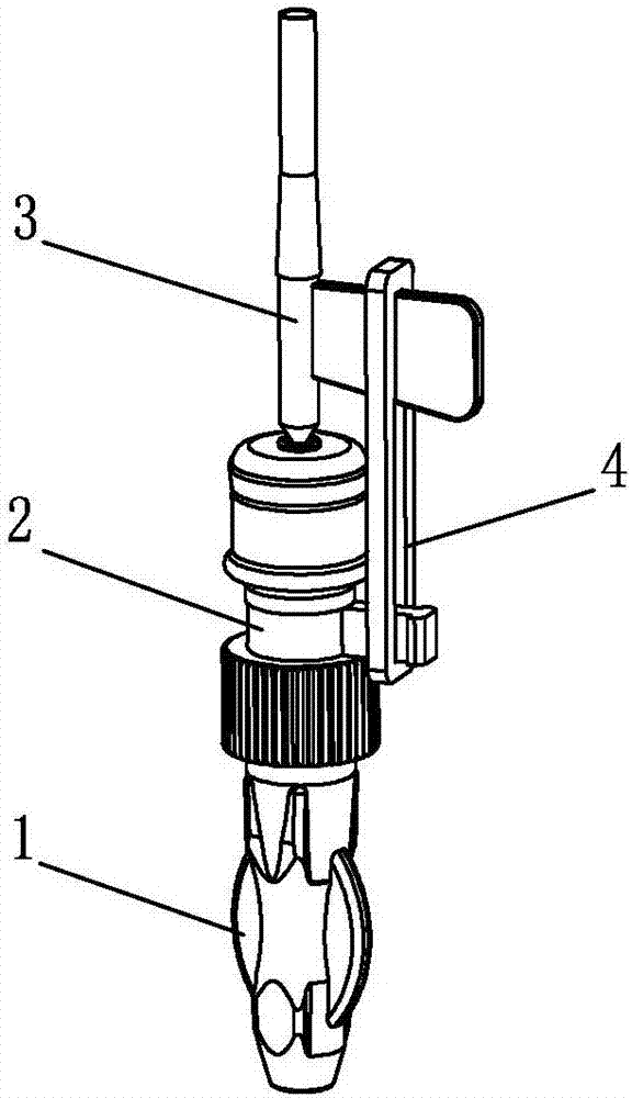 拉条式输液针管与输液接头有针连接防脱装置的制造方法
