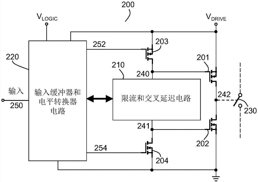 带有低成本的预防交叉传导电路的开关驱动器的制造方法与工艺